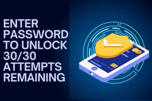 enter password to unlock 30/30 attempts remaining